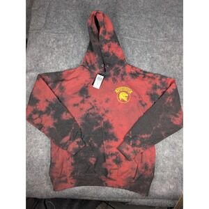 Gryffindor | Harry Potter | Red/Black Tie-Dye‎ | Mens | Hooded Sweatshirt | M